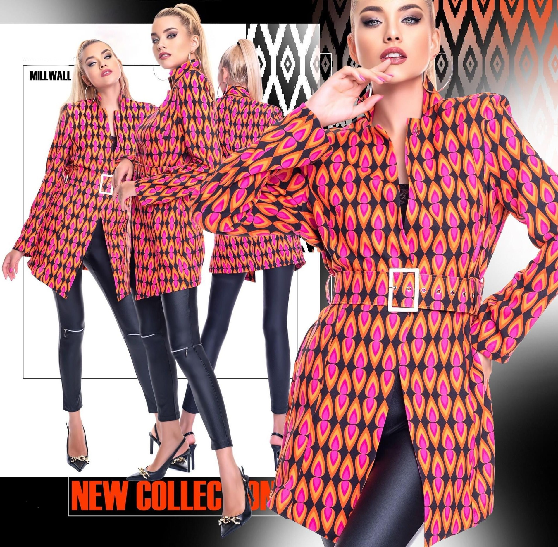 Mayo Chix Millwall blézer mintás 1 Mayo Chix Millwall blézer mintás