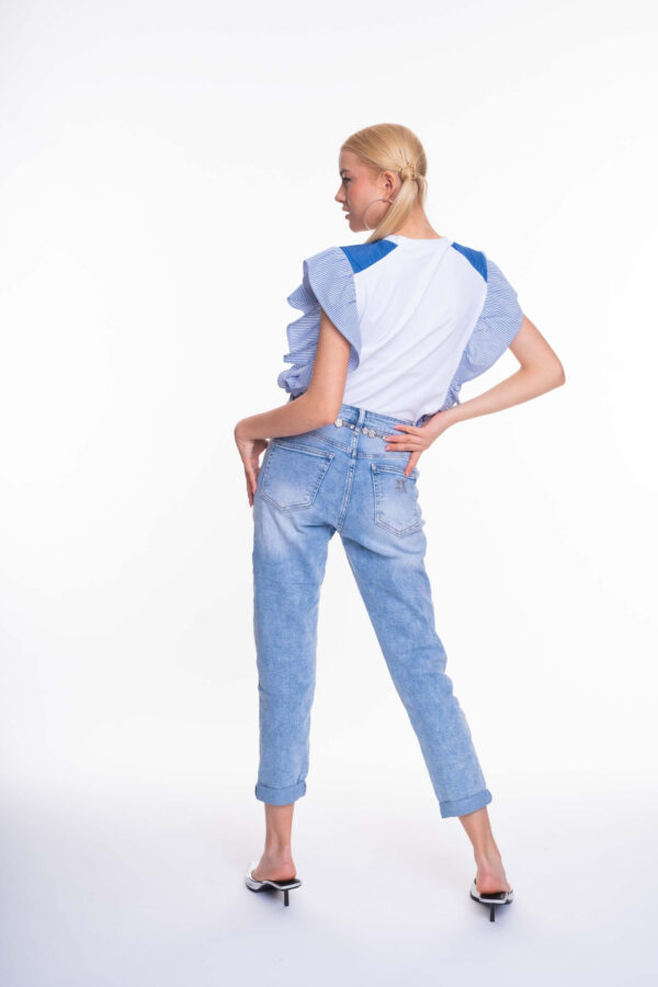 Mayo Chix Greco mom fit farmernadrág/ S - Image 4