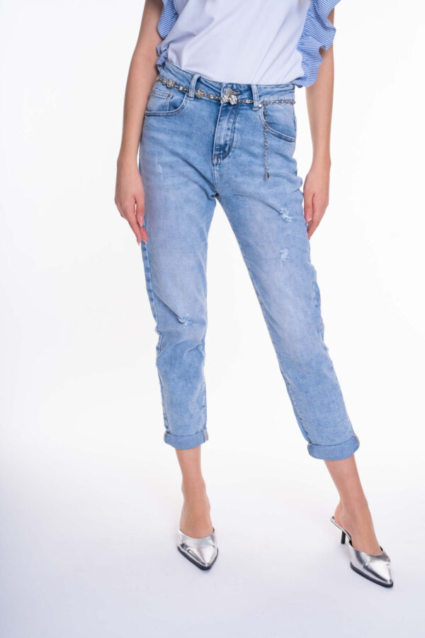 Mayo Chix Greco mom fit farmernadrág/ S - Image 5