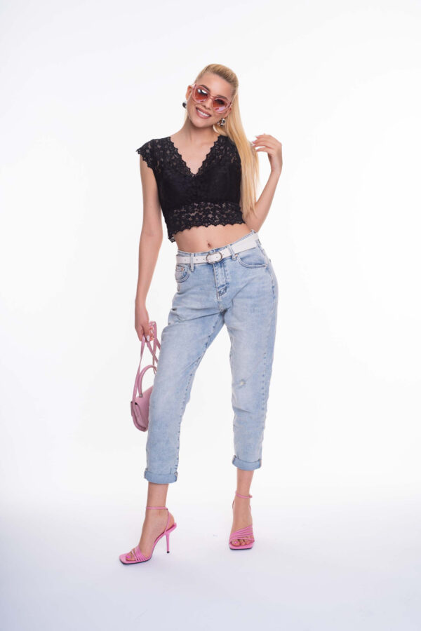 Mayo Chix Elza mom fit farmer/ S - Image 2