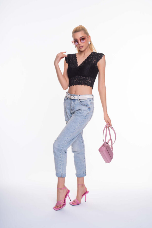 Mayo Chix Elza mom fit farmer/ S - Image 3