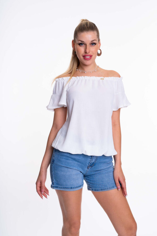 Mayo Chix Fran krepp blúz/ S