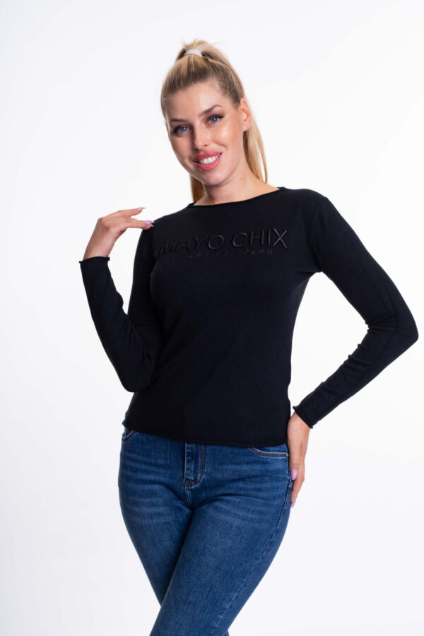 Mayo Chix Nápoly hímzett pulóver/ F