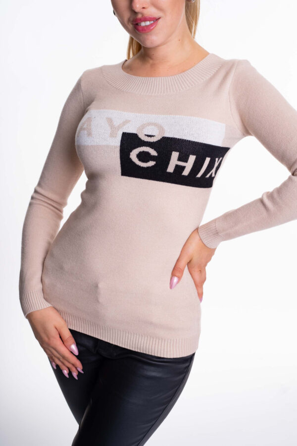 Mayo Chix Silver kötött pulóver/ F - Image 5