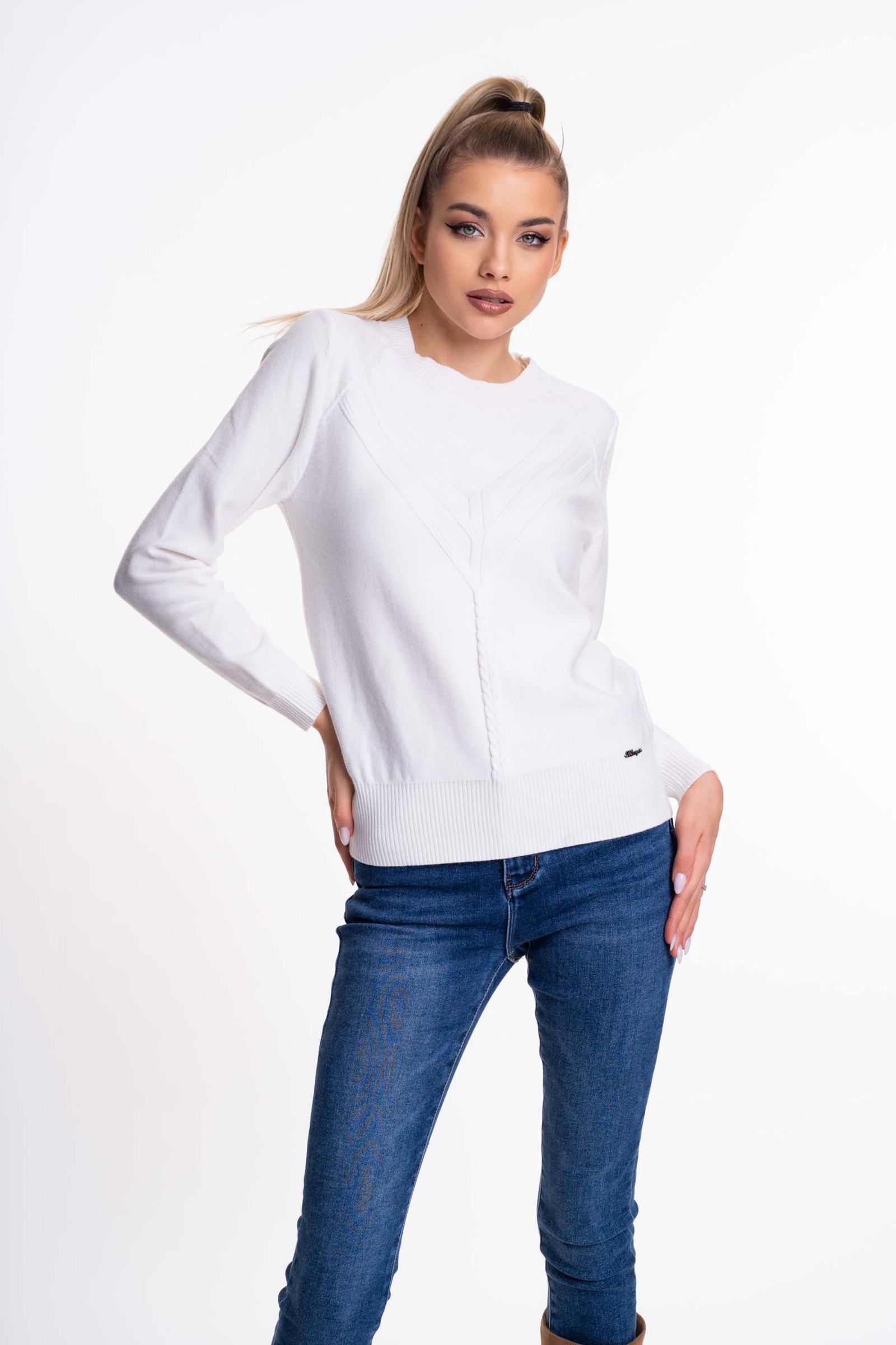 Mayo Chix Nápoly kötött pulóver "nagy csili"/ F