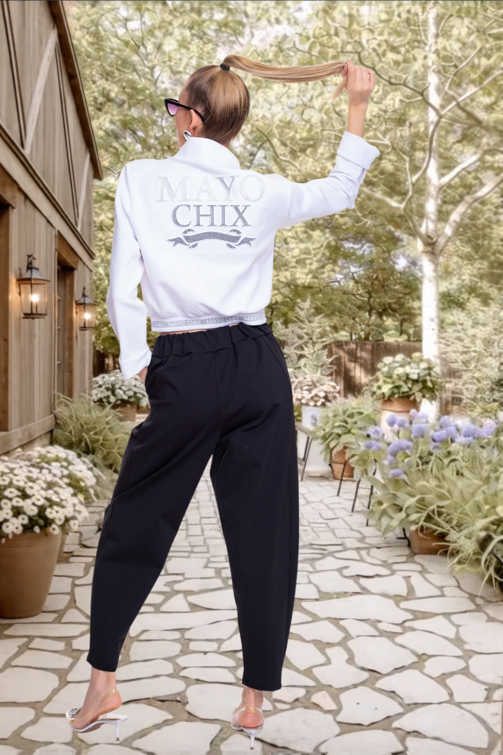 Glensy strasszos felső/ S - Image 5