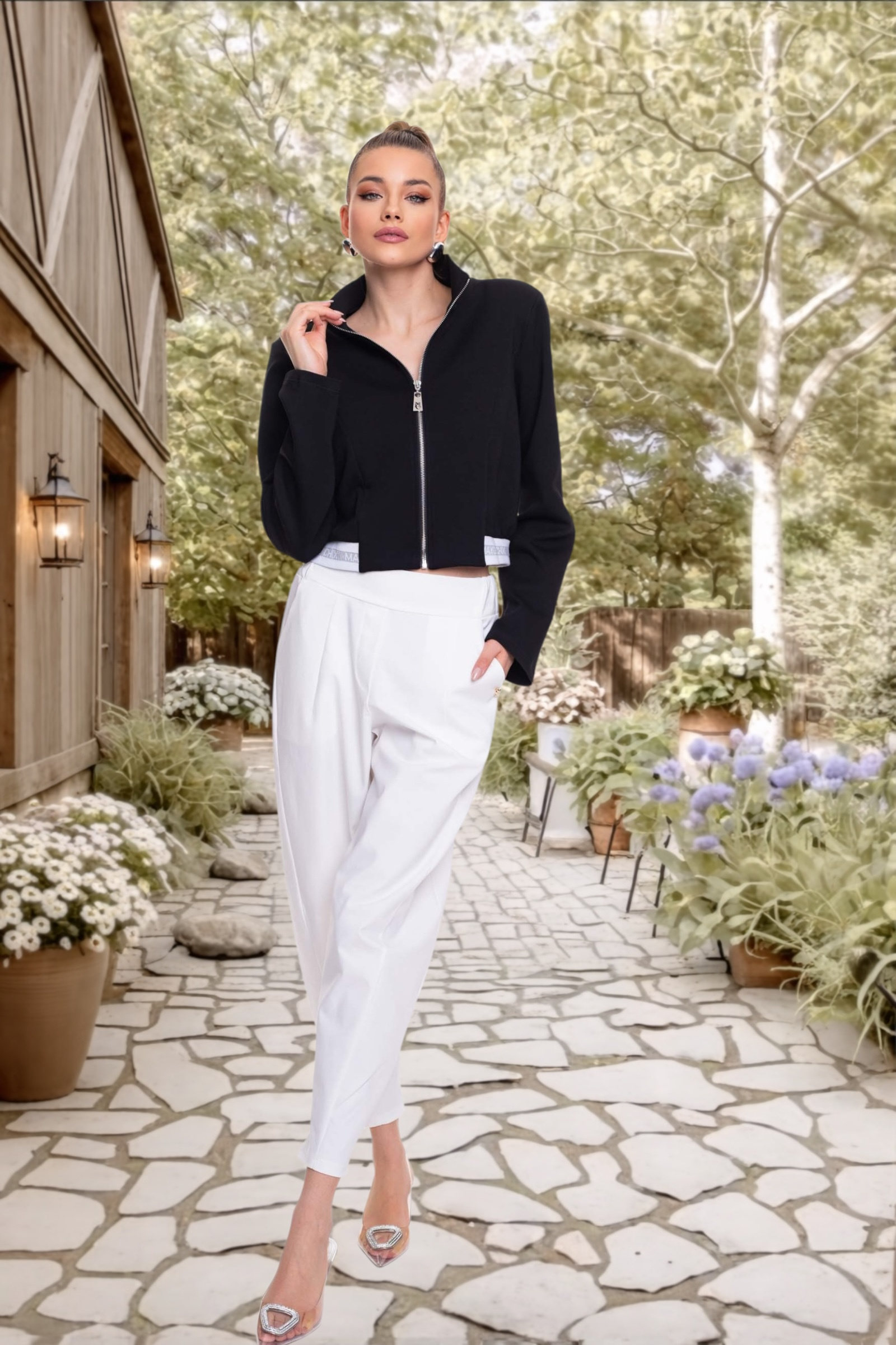 Glensy strasszos felső/ S - Image 3