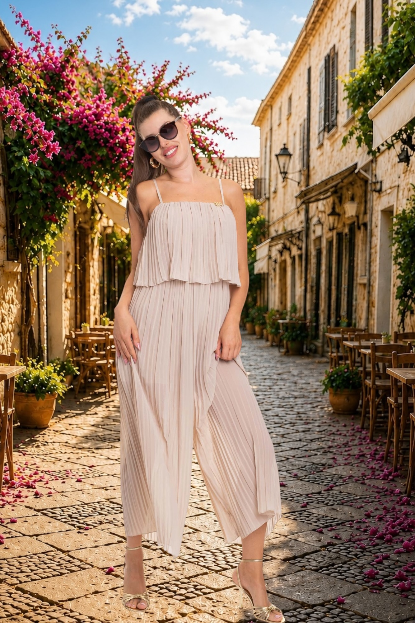 Millers plisszírozott overall/S
